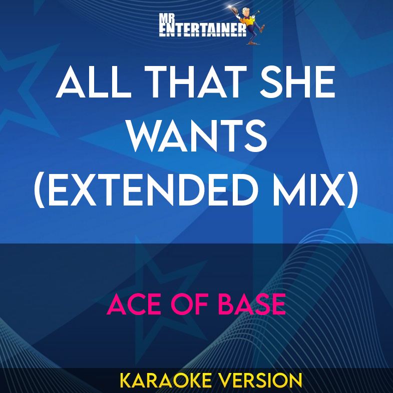 All That She Wants (extended Mix) - Ace Of Base (Karaoke Version) from Mr Entertainer Karaoke