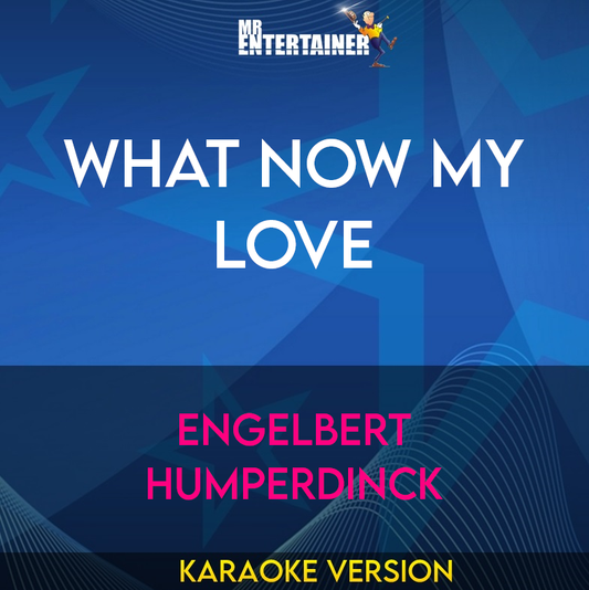 What Now My Love - Engelbert Humperdinck (Karaoke Version) from Mr Entertainer Karaoke