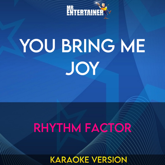 You Bring Me Joy - Rhythm Factor (Karaoke Version) from Mr Entertainer Karaoke