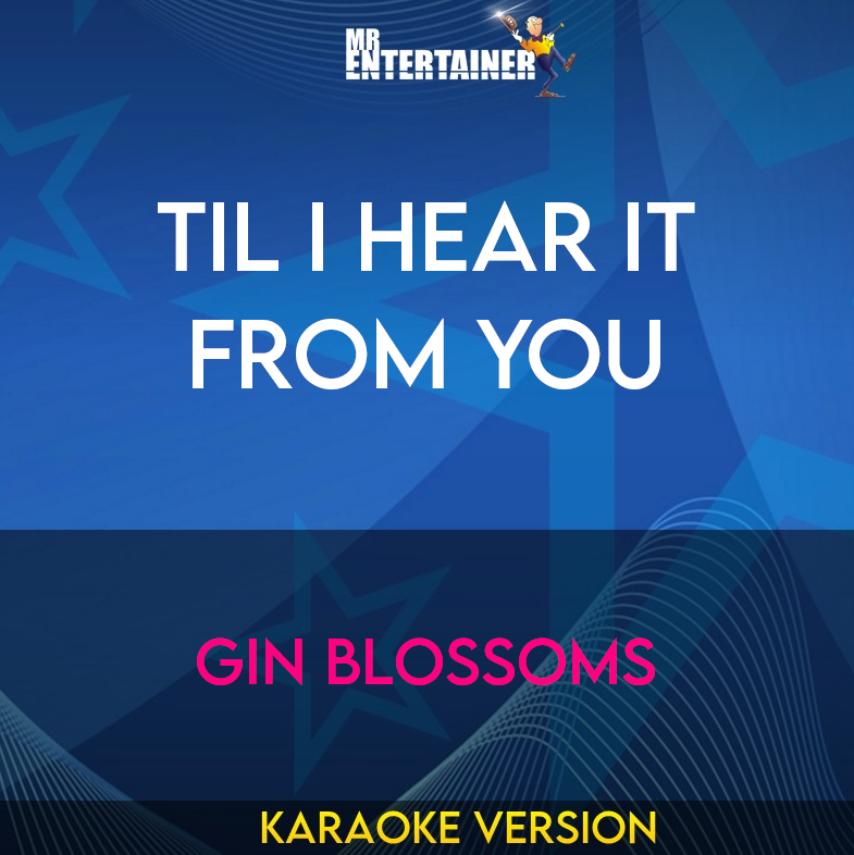 Til I Hear It From You - Gin Blossoms (Karaoke Version) from Mr Entertainer Karaoke