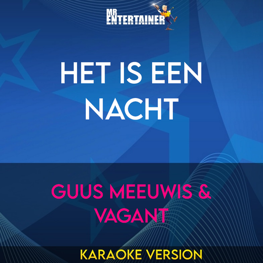 Het Is Een Nacht - Guus Meeuwis & Vagant (Karaoke Version) from Mr Entertainer Karaoke