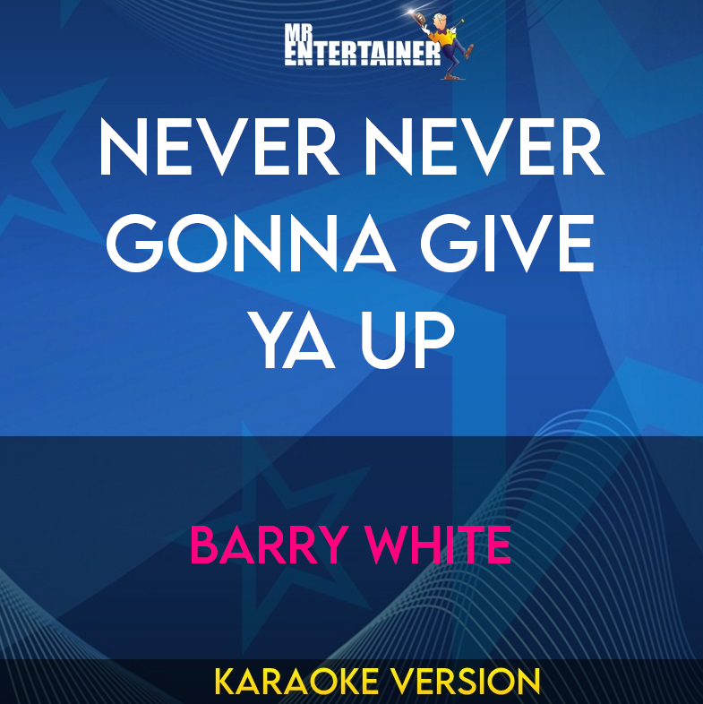 Never Never Gonna Give Ya Up - Barry White (Karaoke Version) from Mr Entertainer Karaoke