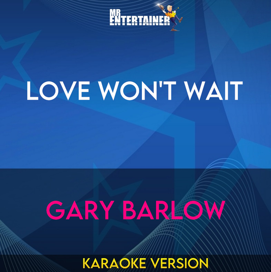 Love Won't Wait - Gary Barlow (Karaoke Version) from Mr Entertainer Karaoke