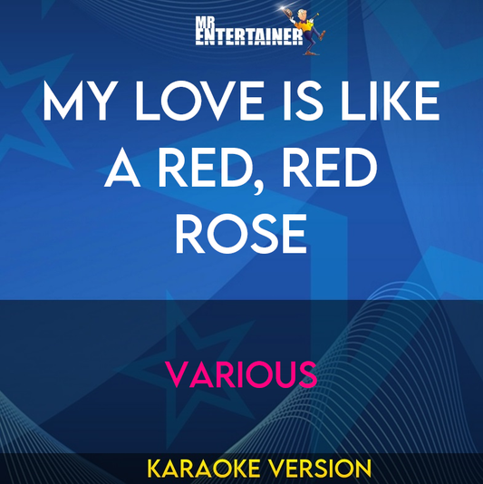 My Love Is Like A Red, Red Rose - Various (Karaoke Version) from Mr Entertainer Karaoke