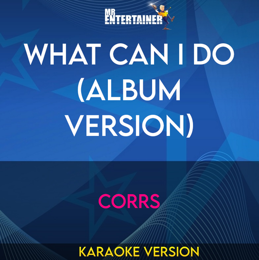 What Can I Do (album Version) - Corrs (Karaoke Version) from Mr Entertainer Karaoke