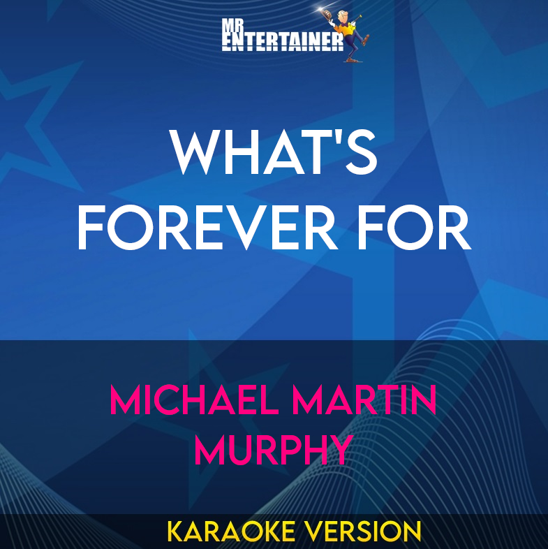 What's Forever For - Michael Martin Murphy (Karaoke Version) from Mr Entertainer Karaoke