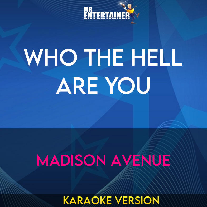 Who The Hell Are You - Madison Avenue (Karaoke Version) from Mr Entertainer Karaoke