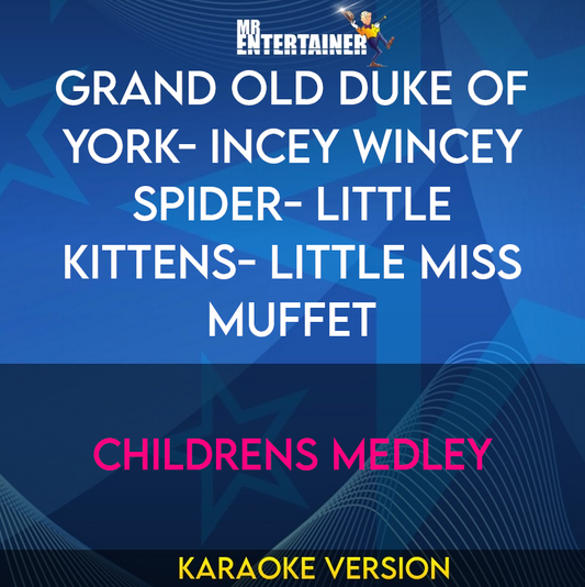 Grand Old Duke Of York- Incey Wincey Spider- Little Kittens- Little Miss Muffet - Childrens Medley (Karaoke Version) from Mr Entertainer Karaoke