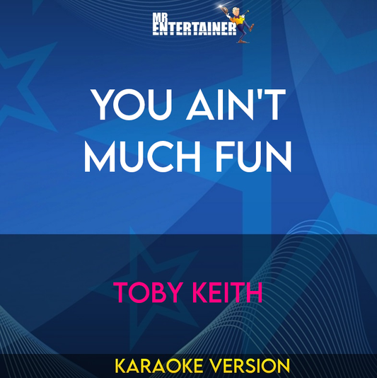 You Ain't Much Fun - Toby Keith (Karaoke Version) from Mr Entertainer Karaoke