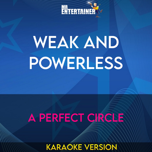 Weak And Powerless - A Perfect Circle (Karaoke Version) from Mr Entertainer Karaoke