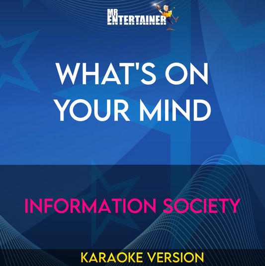 What's On Your Mind - Information Society (Karaoke Version) from Mr Entertainer Karaoke