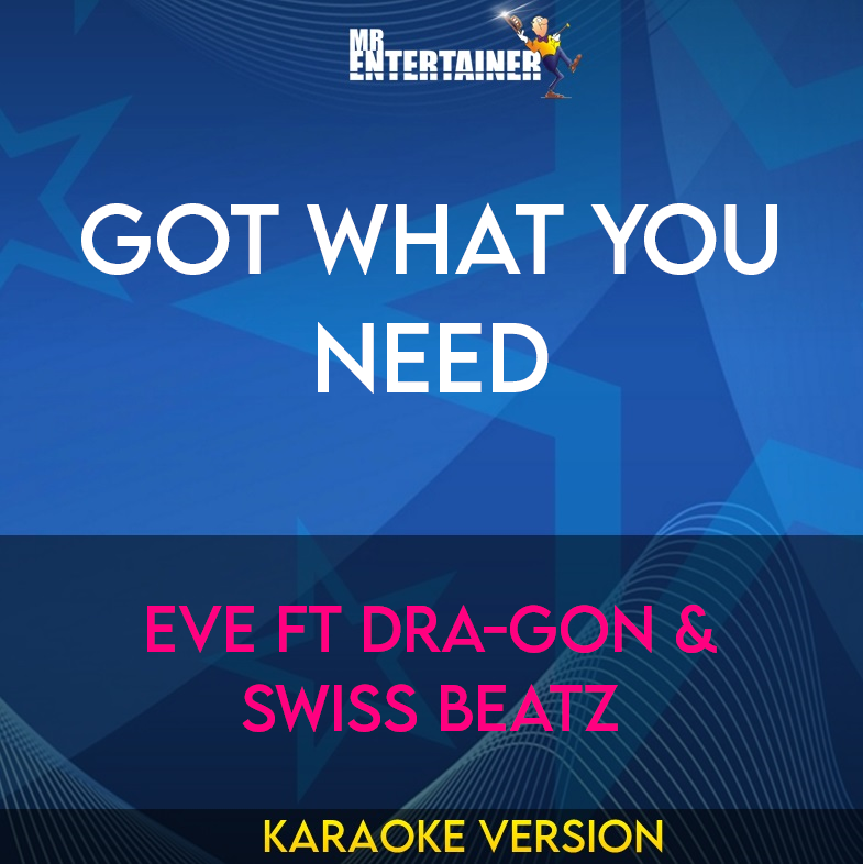 Got What You Need - Eve ft Dra-gon & Swiss Beatz (Karaoke Version) from Mr Entertainer Karaoke