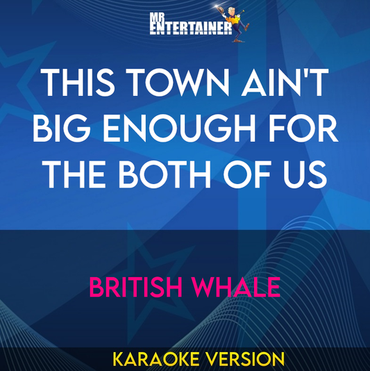 This Town Ain't Big Enough For The Both Of Us - British Whale (Karaoke Version) from Mr Entertainer Karaoke