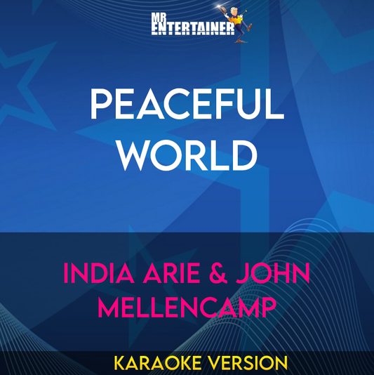 Peaceful World - India Arie & John Mellencamp (Karaoke Version) from Mr Entertainer Karaoke