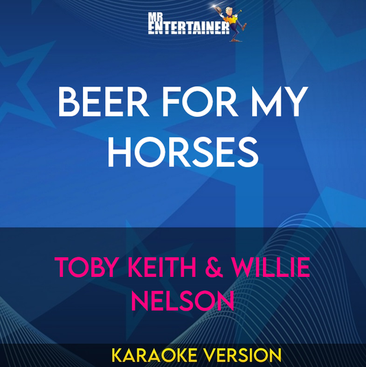 Beer For My Horses - Toby Keith & Willie Nelson (Karaoke Version) from Mr Entertainer Karaoke