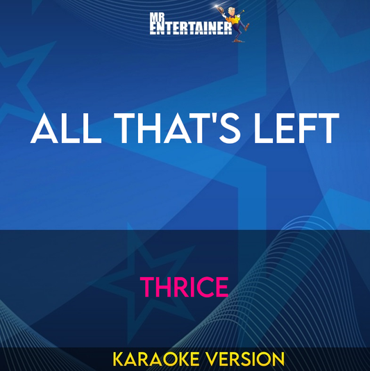 All That's Left - Thrice (Karaoke Version) from Mr Entertainer Karaoke