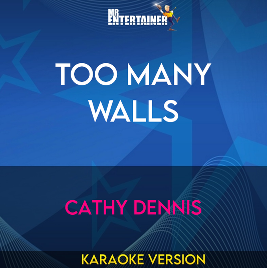 Too Many Walls - Cathy Dennis (Karaoke Version) from Mr Entertainer Karaoke