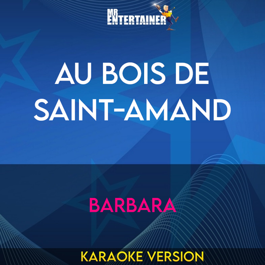 Au Bois De Saint-amand - Barbara (Karaoke Version) from Mr Entertainer Karaoke