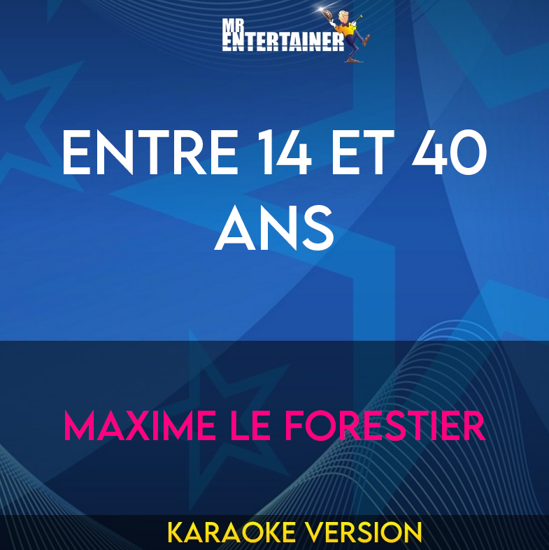 Entre 14 Et 40 Ans - Maxime Le Forestier (Karaoke Version) from Mr Entertainer Karaoke