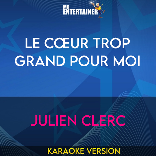 Le Cœur Trop Grand Pour Moi - Julien Clerc (Karaoke Version) from Mr Entertainer Karaoke