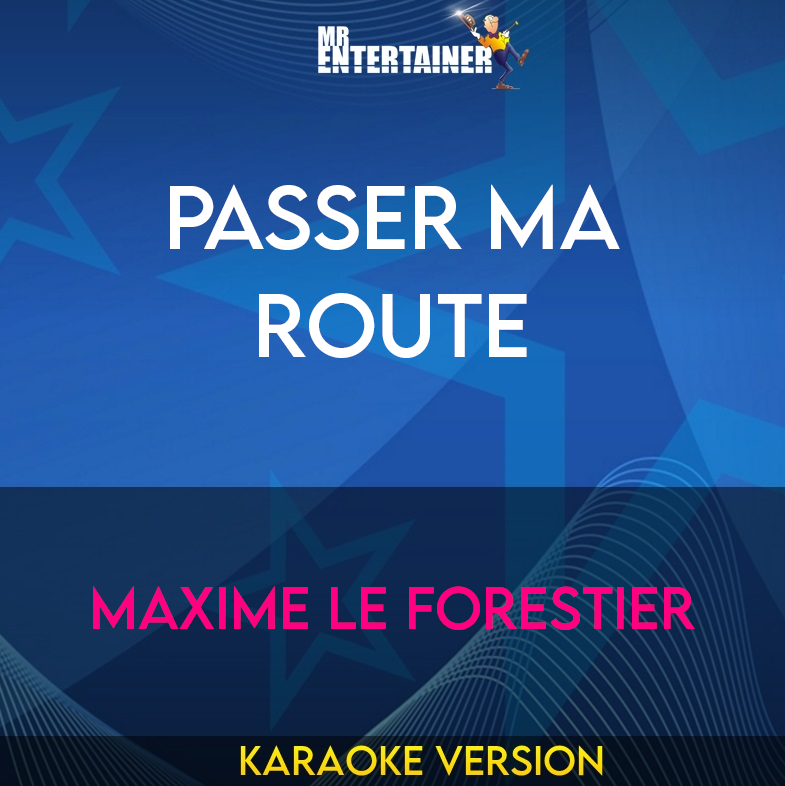 Passer Ma Route - Maxime Le Forestier (Karaoke Version) from Mr Entertainer Karaoke