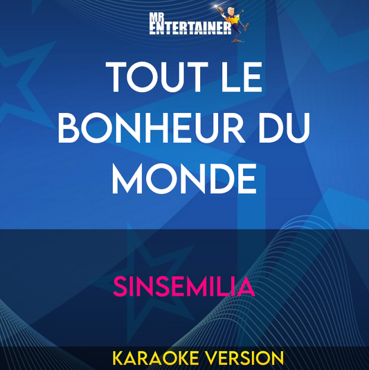 Tout Le Bonheur Du Monde - Sinsemilia (Karaoke Version) from Mr Entertainer Karaoke