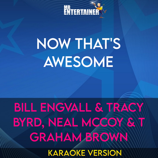 Now That's Awesome - Bill Engvall & Tracy Byrd, Neal Mccoy & T Graham Brown (Karaoke Version) from Mr Entertainer Karaoke