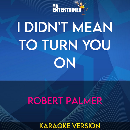 I Didn't Mean To Turn You On - Robert Palmer (Karaoke Version) from Mr Entertainer Karaoke