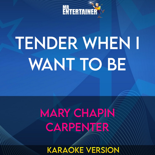 Tender When I Want To Be - Mary Chapin Carpenter (Karaoke Version) from Mr Entertainer Karaoke