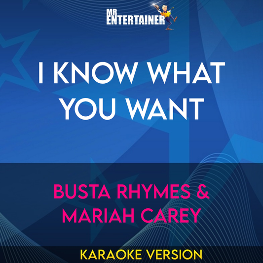 I Know What You Want - Busta Rhymes & Mariah Carey (Karaoke Version) from Mr Entertainer Karaoke