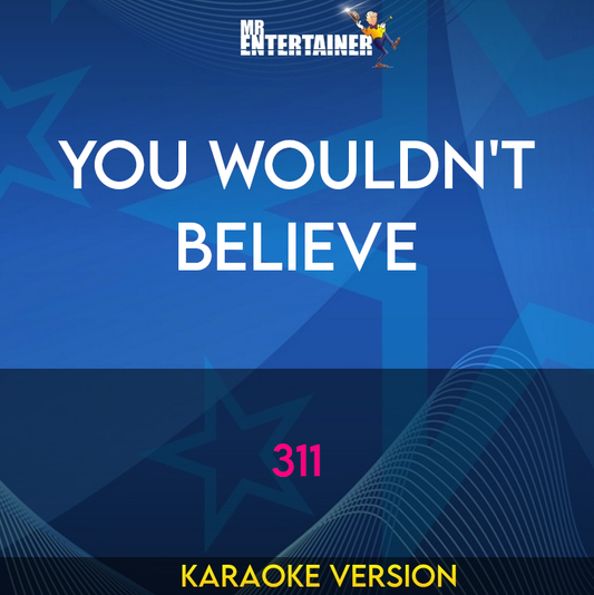 You Wouldn't Believe - 311 (Karaoke Version) from Mr Entertainer Karaoke