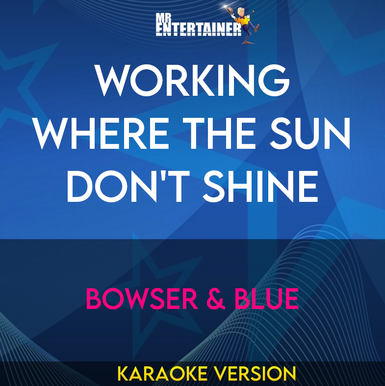 Working Where The Sun Don't Shine - Bowser & Blue (Karaoke Version) from Mr Entertainer Karaoke