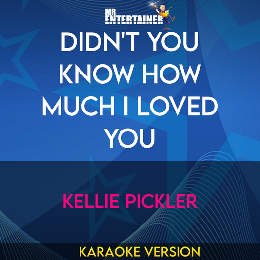 Didn't You Know How Much I Loved You - Kellie Pickler (Karaoke Version) from Mr Entertainer Karaoke