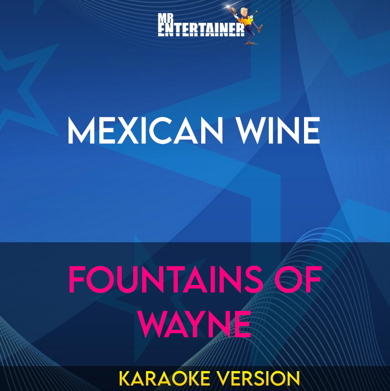 Mexican Wine - Fountains Of Wayne (Karaoke Version) from Mr Entertainer Karaoke