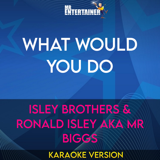 What Would You Do - Isley Brothers & Ronald Isley AKA Mr Biggs (Karaoke Version) from Mr Entertainer Karaoke