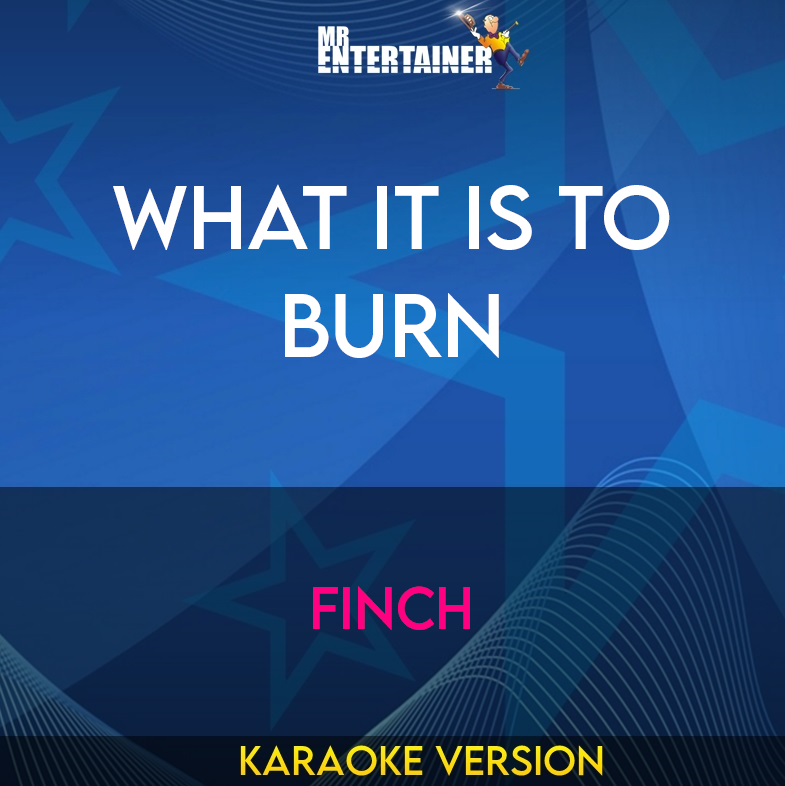 What It Is To Burn - Finch (Karaoke Version) from Mr Entertainer Karaoke