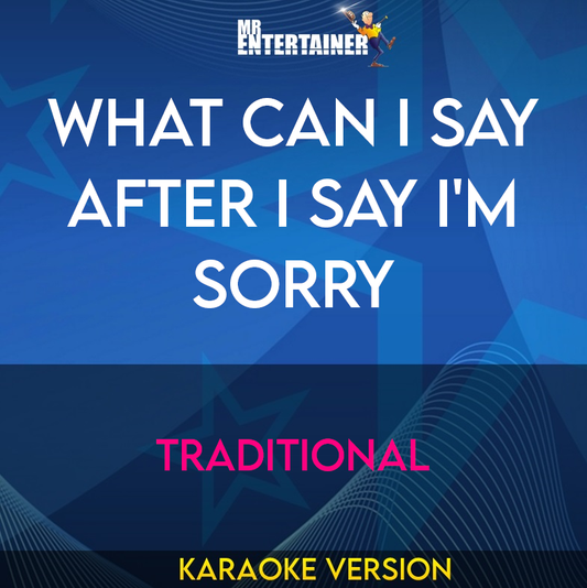 What Can I Say After I Say I'm Sorry - Traditional (Karaoke Version) from Mr Entertainer Karaoke