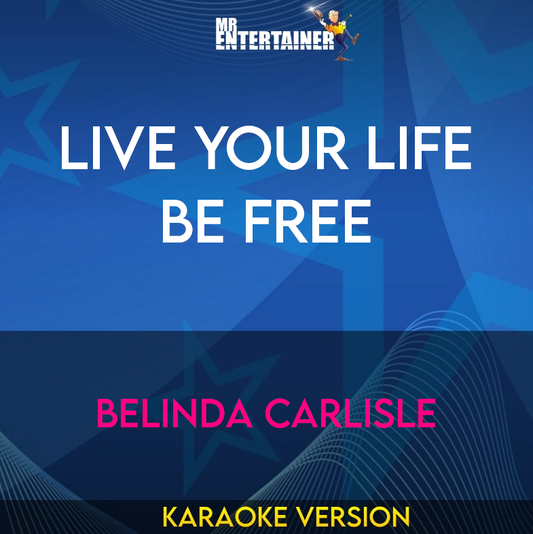 Live Your Life Be Free - Belinda Carlisle (Karaoke Version) from Mr Entertainer Karaoke