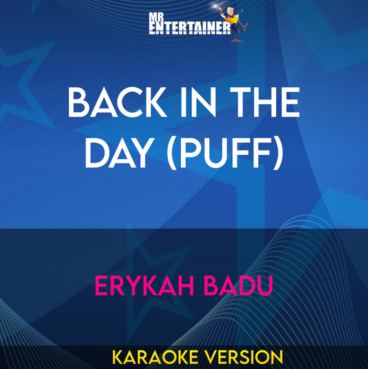 Back In The Day (Puff) - Erykah Badu (Karaoke Version) from Mr Entertainer Karaoke