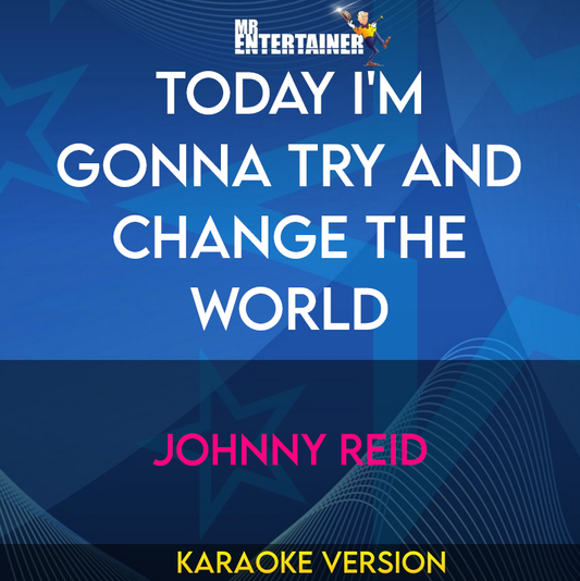 Today I'm Gonna Try And Change The World - Johnny Reid (Karaoke Version) from Mr Entertainer Karaoke