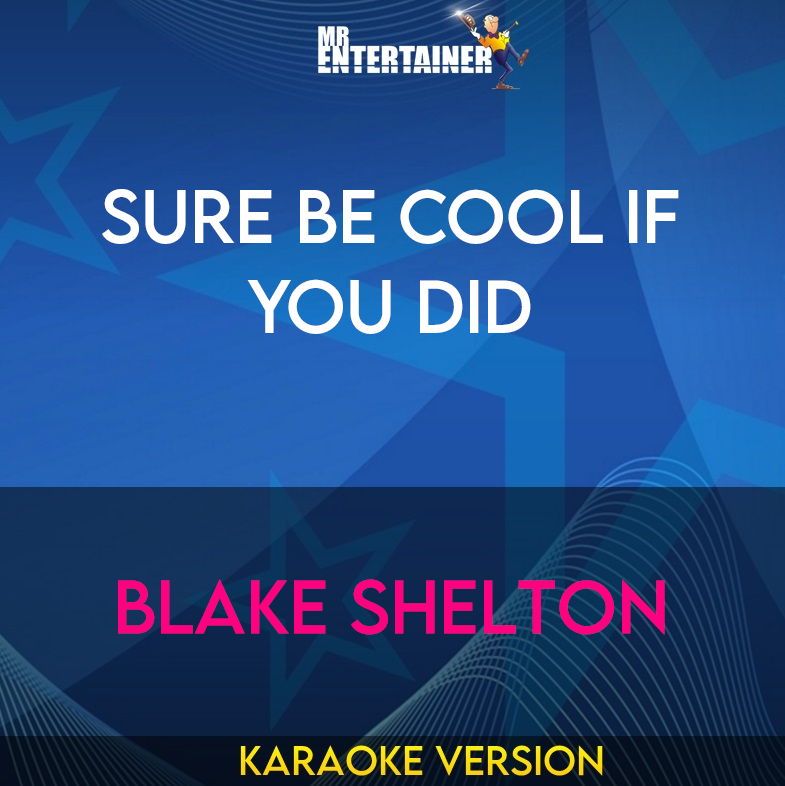 Sure Be Cool If You Did - Blake Shelton (Karaoke Version) from Mr Entertainer Karaoke