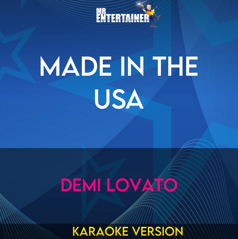 Made In The USA - Demi Lovato (Karaoke Version) from Mr Entertainer Karaoke