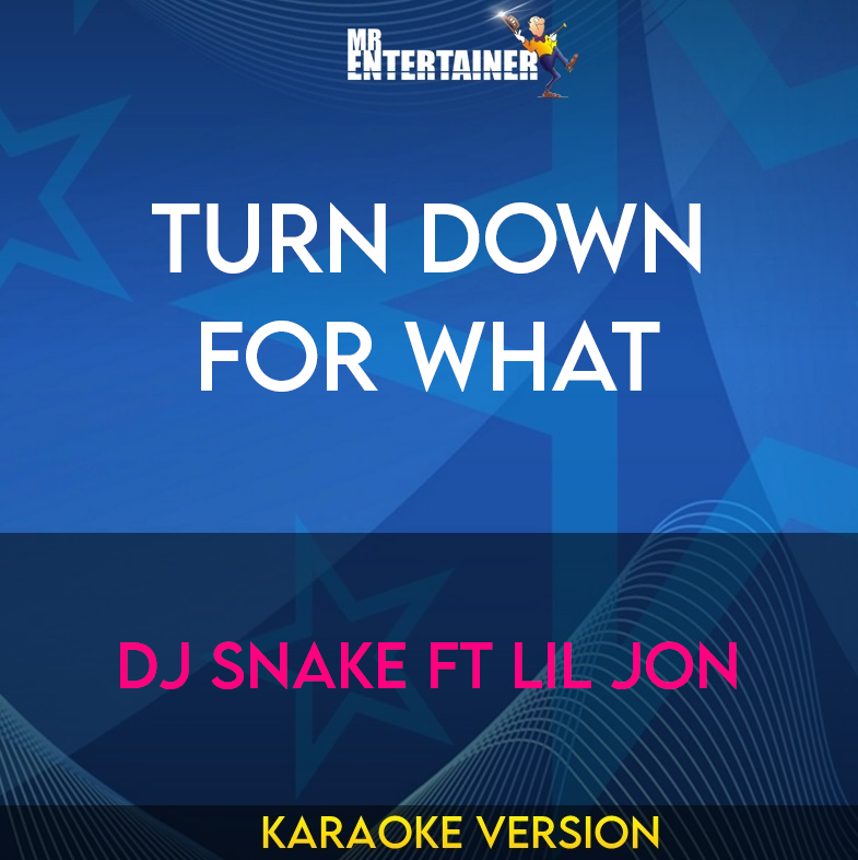 Turn Down For What - DJ Snake ft Lil Jon (Karaoke Version) from Mr Entertainer Karaoke