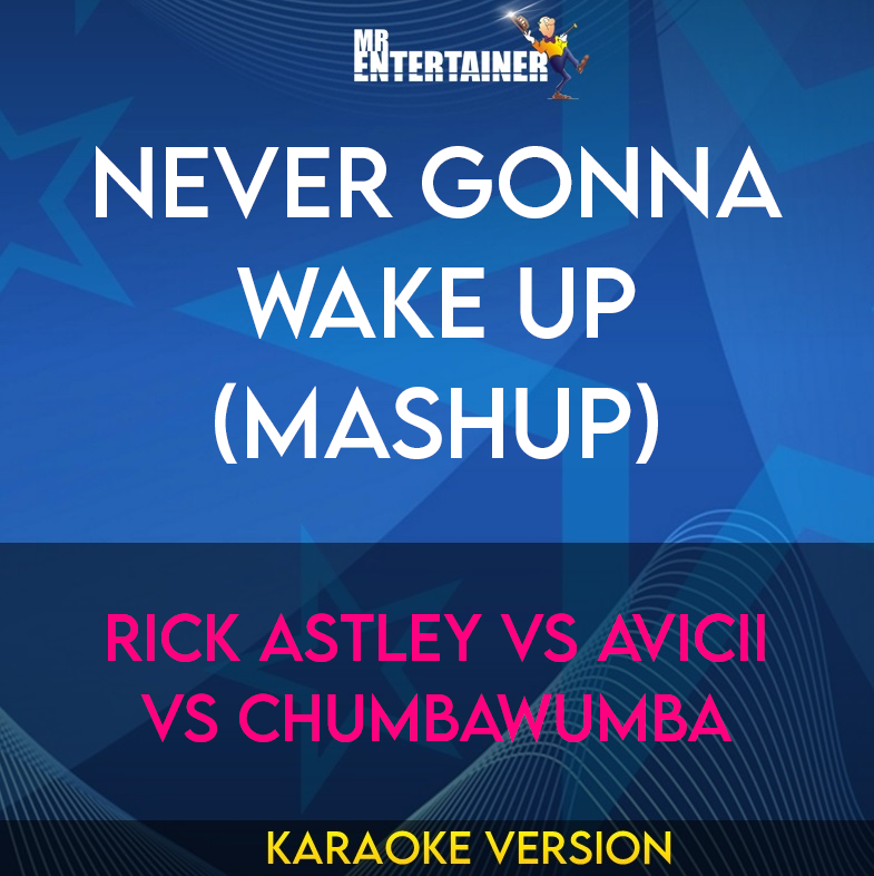 Never Gonna Wake Up (Mashup) - Rick Astley vs Avicii vs Chumbawumba (Karaoke Version) from Mr Entertainer Karaoke