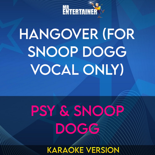 Hangover (for Snoop Dogg vocal only) - PSY & Snoop Dogg (Karaoke Version) from Mr Entertainer Karaoke