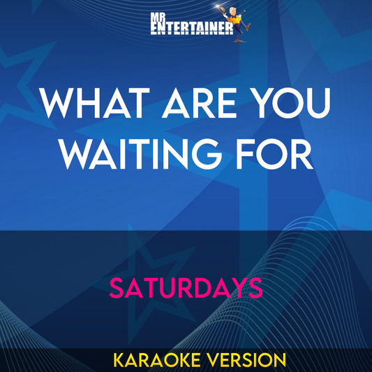 What Are You Waiting For - Saturdays (Karaoke Version) from Mr Entertainer Karaoke