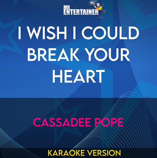 I Wish I Could Break Your Heart - Cassadee Pope (Karaoke Version) from Mr Entertainer Karaoke