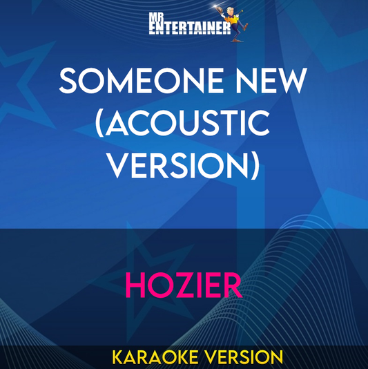 Someone New (acoustic version) - Hozier (Karaoke Version) from Mr Entertainer Karaoke