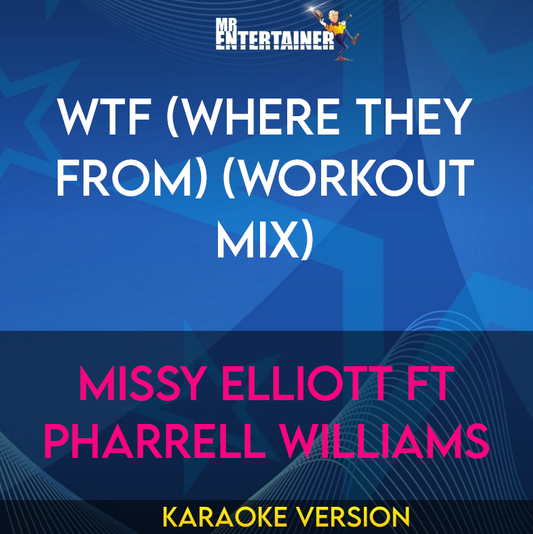 WTF (Where They From) (workout mix) - Missy Elliott ft Pharrell Williams (Karaoke Version) from Mr Entertainer Karaoke