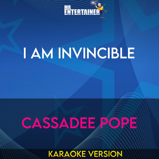 I Am Invincible - Cassadee Pope (Karaoke Version) from Mr Entertainer Karaoke